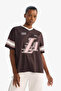 Nba Los Angeles Lakers Oversized Short Sleeve T-Shirt F8235Ax26Sp - 3