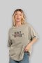 Heart Breaker 2 Pre-Printed Beige Oversize T-Shirt Men Women Cotton Crew Neck T-Shirt - 4