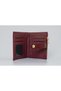 Burgundy Quilted Detailed Women's Faux Leather Wallet - 3