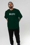 Monday Front Printed Green Oversize T-Shirt Men's Women's Cotton Crew Neck T-Shirt - 7