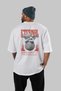 Eternal Arka Printed White Oversize T-Shirt Men's Women's Cotton Crew Neck T-Shirt - 4