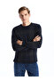 Zero Roba Collar Long Sleeve Checkered Embroidered Men's Knitwear Sweater from Uzg Store for Style Enthusiasts