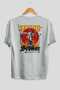Sevior Back Printed White Oversize T-Shirt Men Women Cotton Crew Neck T-Shirt