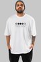 Moon Phases Front Printed White Oversize T-Shirt Men Women Cotton Crew Neck Tshirt - 2