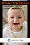 Certified Drop Amber Baby Teeth and Evil Eye Necklace (Tımbıl Cut) - 4