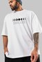 Moon Phases Front Printed White Oversize T-Shirt Men Women Cotton Crew Neck Tshirt - 3