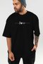 Love (2) Front Printed Black Oversize T-Shirt Men Women Cotton Crew Neck T-Shirt - 7
