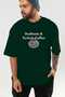 Gossip and Turkish Coffee Front Printed Green Oversize T-Shirt Men Women Cotton Crew Neck T-Shirt - 7