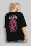 Julius Caesar Back Printed Black Oversize T-Shirt Men Women Cotton Crew Neck T-Shirt - 4