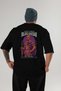 Julius Caesar Back Printed Black Oversize T-Shirt Men Women Cotton Crew Neck T-Shirt - 2