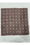 Dark Brown Organic Cotton Soft Scarf - 4