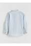 Blue Long Sleeve Striped Boys Shirt - 4