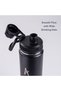 750ml Stainless Steel Water Bottle,Insulated, Leak Proof, Thermos Bottle for Kids (Black) - 4