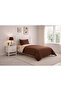 Duvet Cover Set Ranforce Single - Reversible (3-Piece) - Brown - Cappuccino - 2