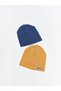 Rmz Gi̇yi̇m Farkiyla Classic Baby Boy Beanie 2-Pack