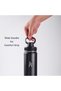 750ml Stainless Steel Water Bottle,Insulated, Leak Proof, Thermos Bottle for Kids (Black) - 2