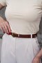End Buckle Set Women's Belt, Jacket Belt, Trouser Belt - 2