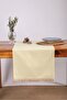 Premium Linen Yellow Tufted Runner Table Cloth(45 x 150)
