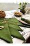 Premium Khaki Green 6-Piece Napkin Set (with buckle gift) 40x40 - 5