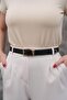 End Buckle Set Women's Belt, Jacket Belt, Trouser Belt - 3