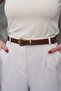 End Buckle Set Women's Belt, Jacket Belt, Trouser Belt - 5