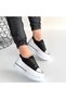 Dalen Black Linen Lace-Up Sports Shoes - 4