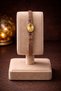 Women's Copper Bracelet with Natural Yellow Citrine Stone, Oval Model Copper Bracelet - 5