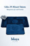 2-Piece Toilet Set |   Soft Plush Texture |   Non-Slip Sole |   Easy to Clean |   Stylish & Comfortable