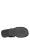 Elit Asvr460 Women's Genuine Leather Flat Sandals Black - 8