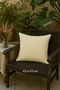 2 Pieces Outdoor 5 Year Colorfast Throw Pillow Cover 43X43 cm Cream - 3