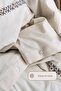 Sahra Duvet Cover Set Double Elastic Sheet 100% Cotton Embroidered (200X220 cm) Blue - 6