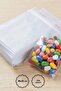 Transparent Opp Bag with Tape, 10X15 Cm, 250 Pieces
