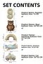 8 Year Old Teddy Bear Airplane Rainbow Themed Foil Balloon Set Ornament Decoration - 2