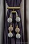 Medium Tie-Down Custom Made Rope Wrap 6 Ball Curtain Tie Braçol Curtain Accessory