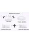 4-Piece Double Duvet Cover Set Emerald Cream - 2