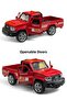 Diecast 1:32 Metal Pull-Back Pickup Truck - Toy Car with Openable Doors - 13 cm Pickup Model Vehicle - 2
