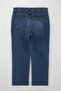 Mavi Paçası Kesikli Yüksek Bel %100 Pamuk Non-Stretch Straight Fit Jeans TBBAW26CJ00039 - 5