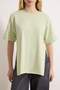 Mint Duble Kol Geniş Kesim Asimetrik Boyfriend Örme T-Shirt TWOSS20TS0828 - 3