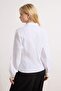 White Gold Accessorized Cotton Waist-Fitted Shirt TWOSS26GO00048 - 4