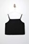 Black Lined Woven Blouse with Button Detail on the Back Twoss26Bz00324 - 6