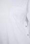 White Crew Neck Snap Detail Knitted Plus Size Oversized Crop Boy T-Shirt Tbbss26Bf00002 - 6