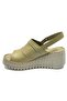 Trogi Genuine Leather Comfort Orthopedic Women's Sandals Green - 3