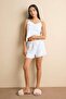 Ultra Soft Regular Fit Striped Shorts Pajama Bottoms F6991Ax26Sp - 2