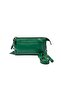 Genuine Leather Handmade Unisex Clutch with Card Holder Compartment, Hand and Shoulder Bag with 3 Compartments - 8