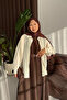 Zero Sleeve Dress Brown - 2