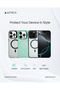 for iPhone 15 Pro Case, Compatible with MagSafe, Built-in Camera Ring Stand, Military-Grade - 8