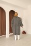 Thick Knit Long Oversized Relaxed Cardigan Compatible with Plus Sizes