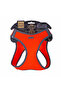 Cool Woven Reflector Small Breed Dog Chest Collar Large Orange 42-48 cm