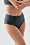 Women's Patterned High Waist Bato Panties, 369211 - 2