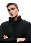 Mock Neck Pocket Detailed Zippered Winter Puffer Coat - 3